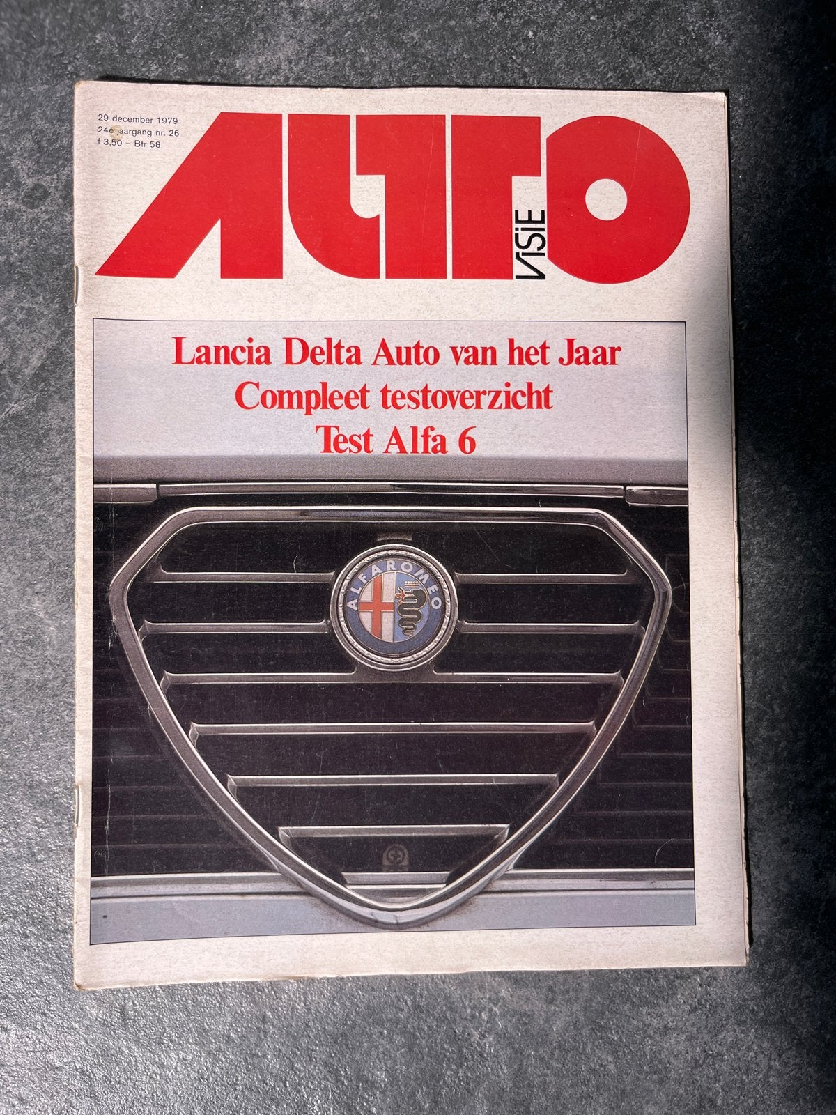 Autovisie 29 december 1979 - Lancia Delta, Alfa 6, Ophalen of Verzenden, Gelezen, Algemeen