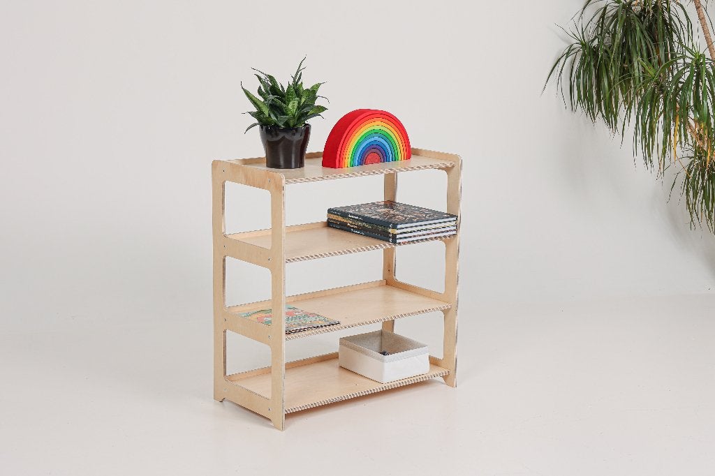 Nieuwe Speelgoedkast Jindl hoog - lichte beschadiging, Minder dan 90 cm, Jindl, Info@jindl.nl, Ophalen of Verzenden