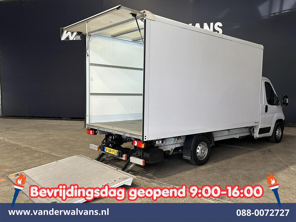 Peugeot Boxer 2.2 BlueHDi 141pk Bakwagen 435cm Lang Laadklep, Auto's, Bestelauto's, Voorwielaandrijving, Stof, Gebruikt, 4 cilinders