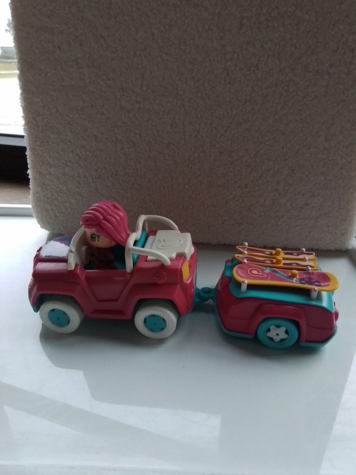 Pinypon sneeuwauto met aanhanger in origi verpakking, Kinderen en Baby's, Ophalen of Verzenden, Zo goed als nieuw, Overige typen