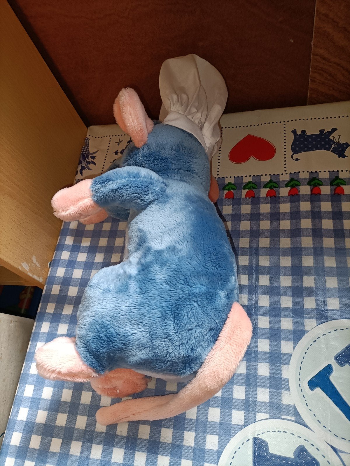 Ratatouille knuffel met koksmuts en lepel 39 cm groot, Kinderen en Baby's, Speelgoed | Knuffels en Pluche, Ophalen of Verzenden