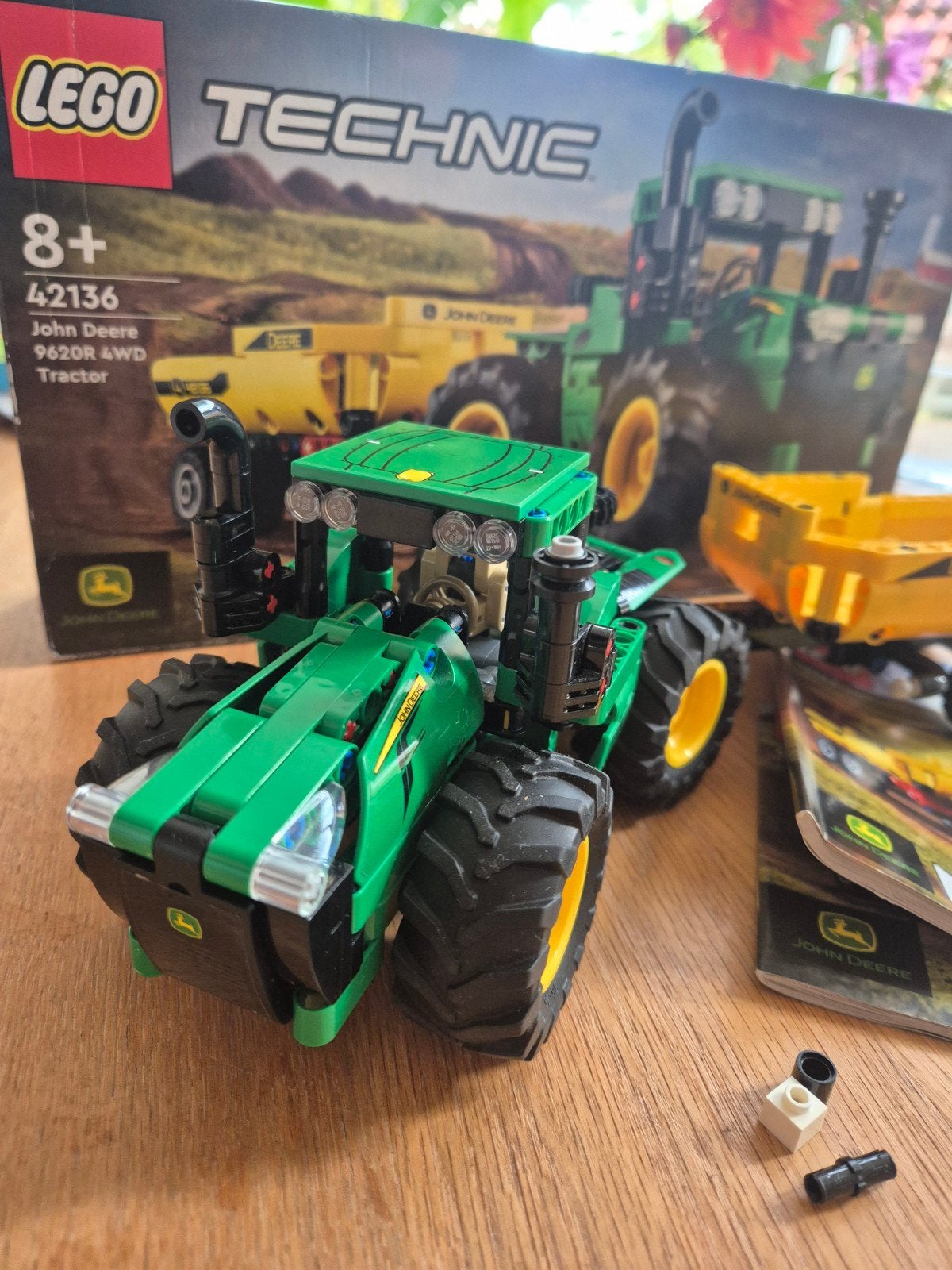 LEGO Technic 42136 John Deere Tractor met Aanhanger, Ophalen of Verzenden, Gebruikt, Overige merken