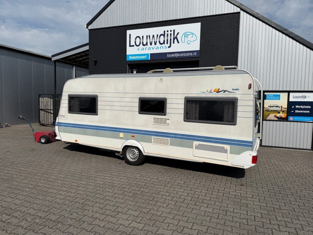 HOBBY Prestige 540 UK ’02 (6 Pers., Mover), Caravans en Kamperen, Rondzit, Hobby, Overige typen, 7 tot 8 meter