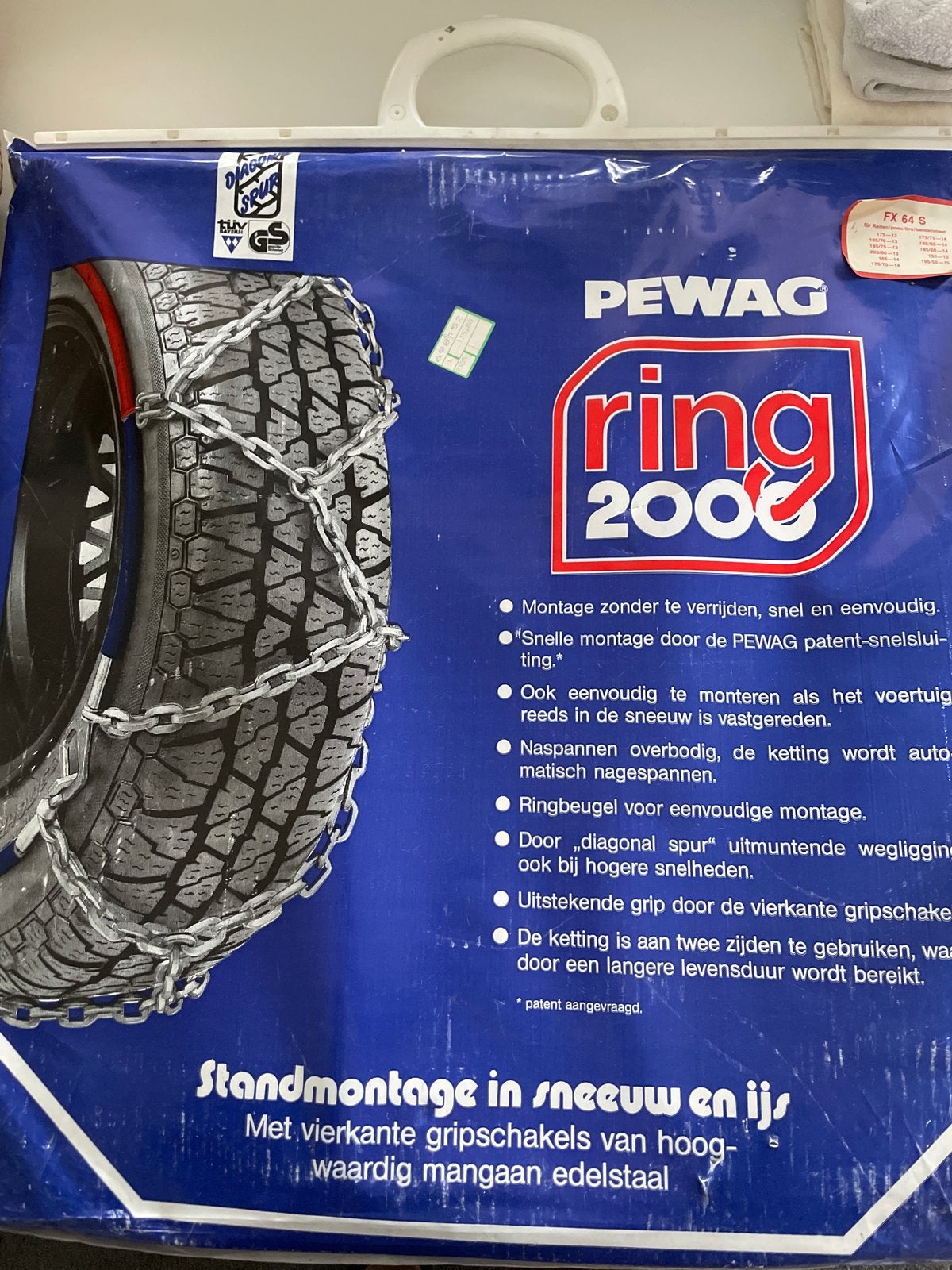 Pewag Ring 2000 Sneeuwkettingen - Nieuw in verpakking, Auto diversen, Ophalen, Nieuw