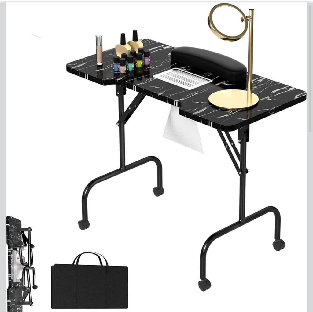 Manicure Tafel  inklabaar, Huis en Inrichting, Bureaus, Zo goed als nieuw, Ophalen