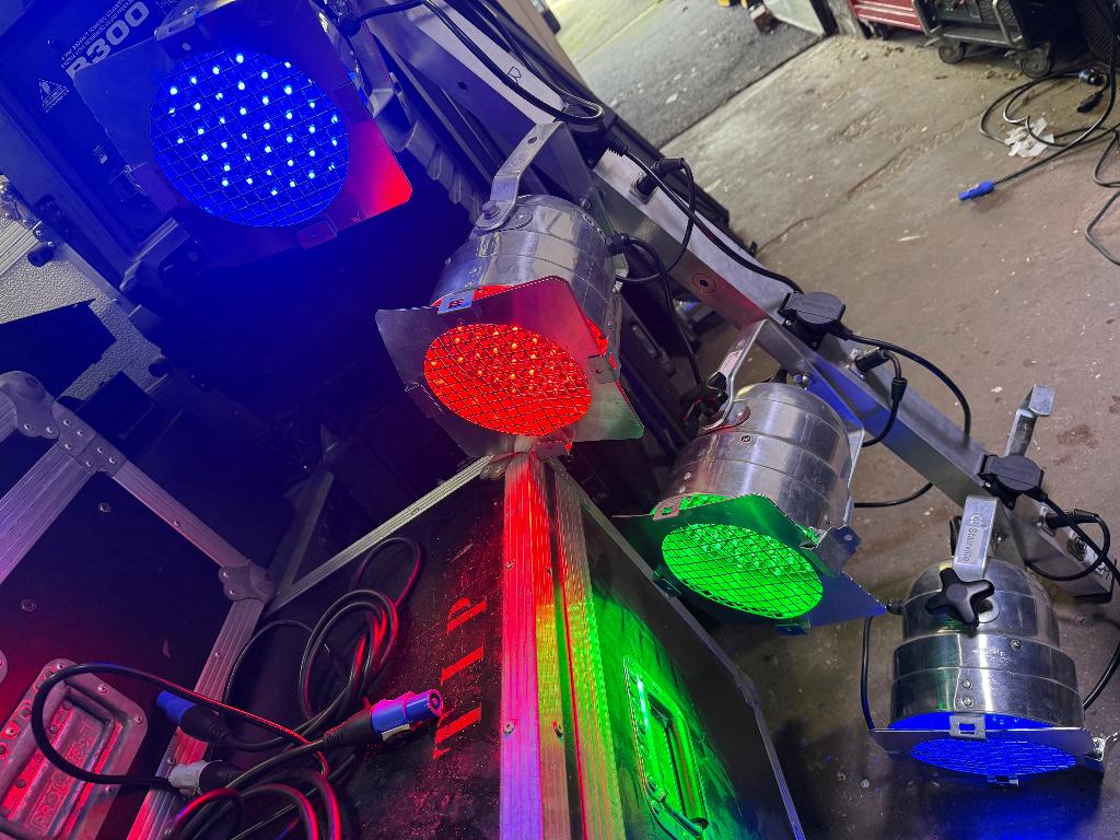 2x Stairville LED Par RGB DMX Fourbar, Muziek en Instrumenten, Licht en Laser, Gebruikt, Licht, Ophalen of Verzenden