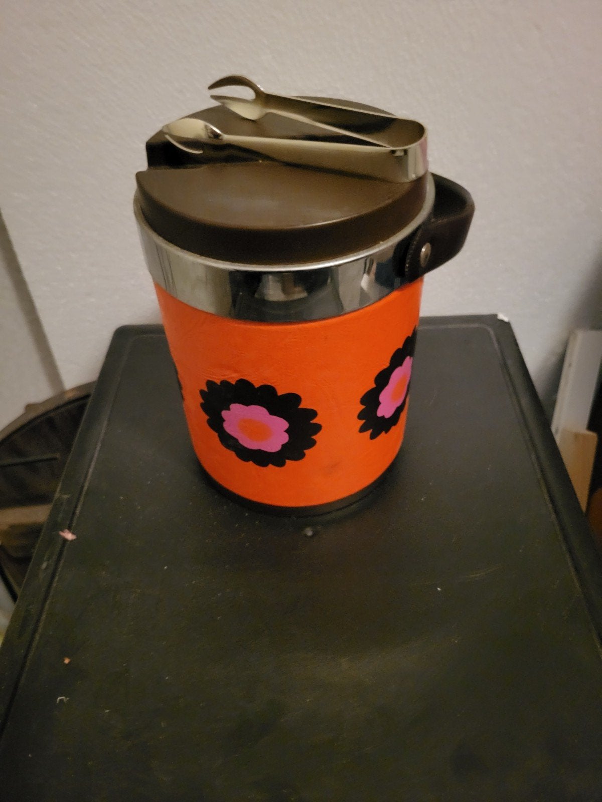 Vintage Brabantia Patrice IJs Emmer Skai Retro, Ophalen of Verzenden