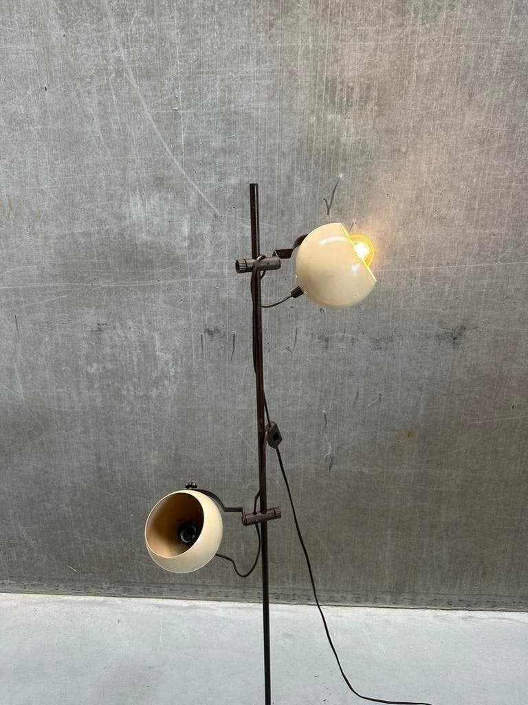 Vintage Herda Dijkstra Eyeball Vloerlamp, Jaren '70, Ophalen of Verzenden, X, 150 tot 200 cm, X