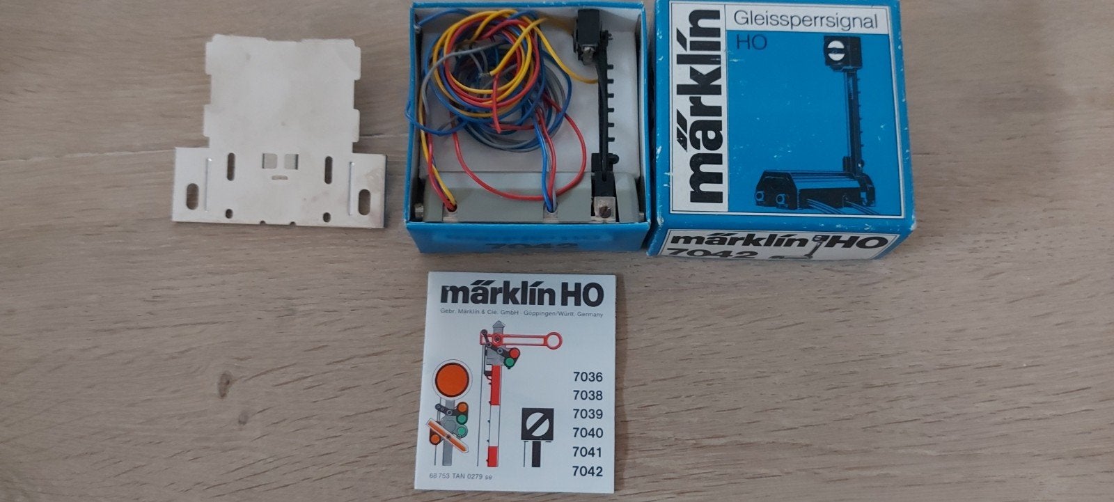 Märklin voorsein artikelnummer 7042 in ovp8, Wisselstroom, Overige typen, Ophalen of Verzenden, Zo goed als nieuw