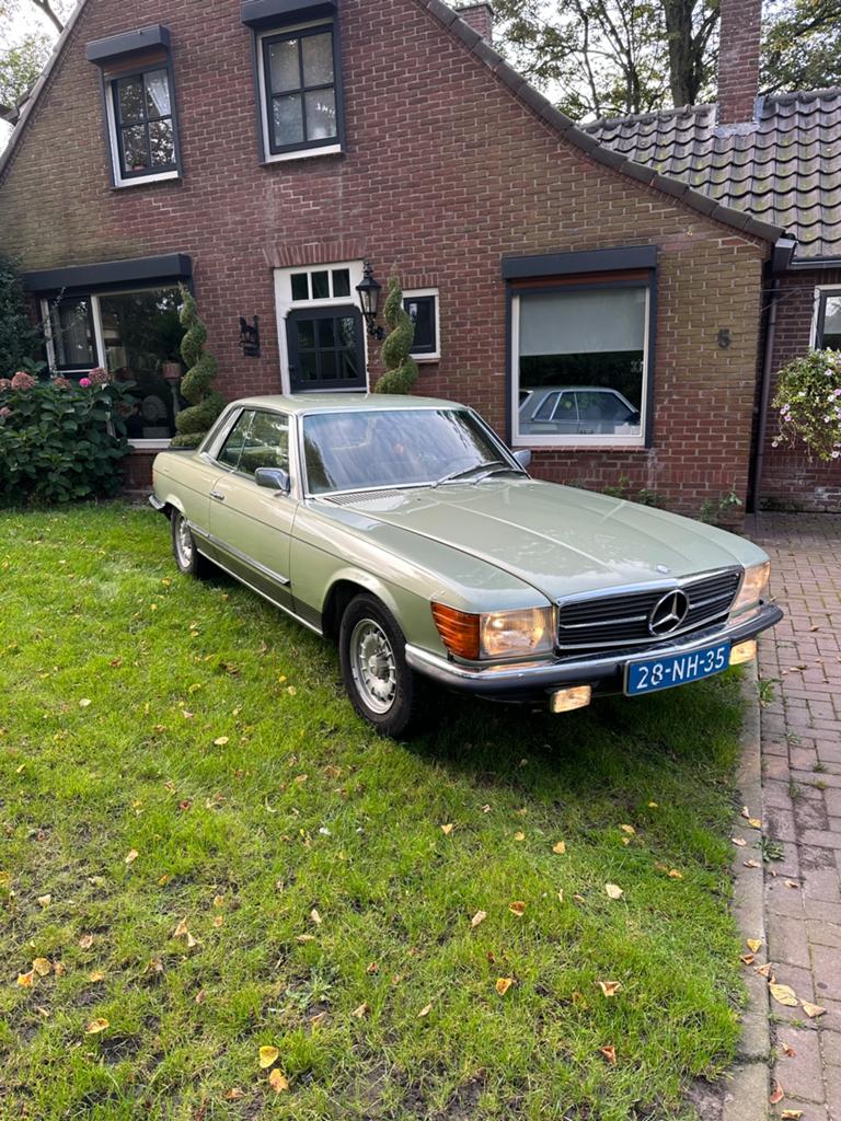 Mercedes-Benz SL 3.5 350 SLC 1976 Groen, Automaat, Achterwielaandrijving, 8 cilinders, 150 pk