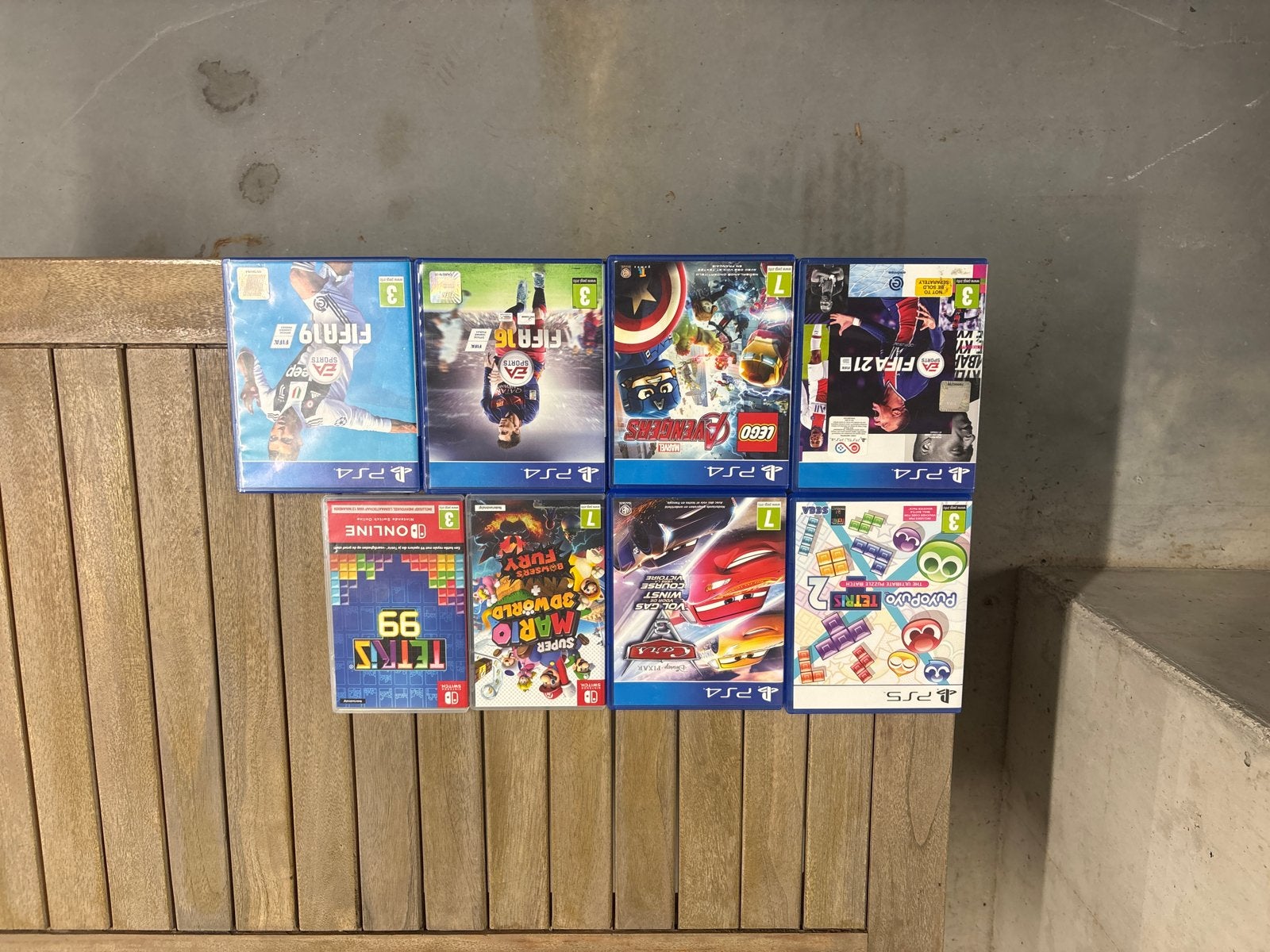 Diverse PS4 & Switch Games: FIFA, LEGO, Mario, Cars, Tetris, Gebruikt, Overige genres, Eén computer, Ophalen of Verzenden