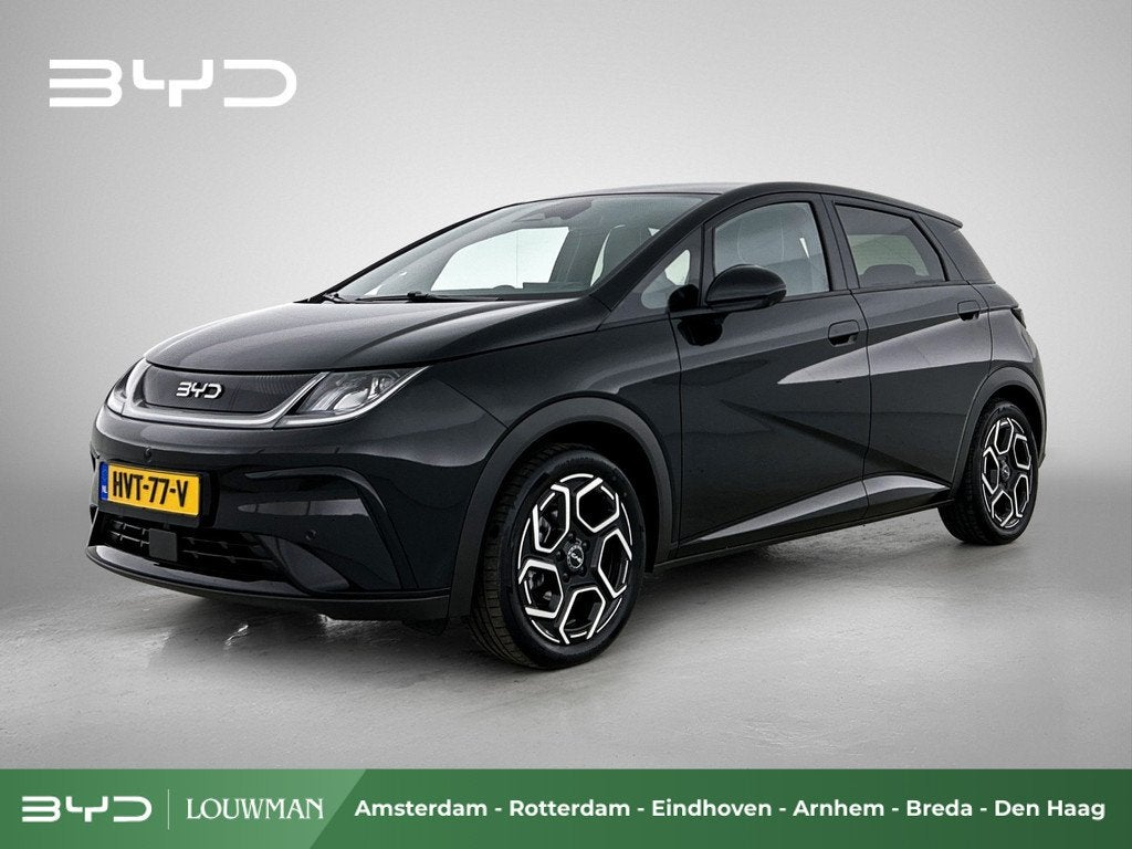 BYD Dolphin Design 60.4 kWh | Facelift | Modeljaar-2025 | Pa, Auto's, BYD, Dolphin, Automatische klimaatregeling, Gebruikt, Zwart