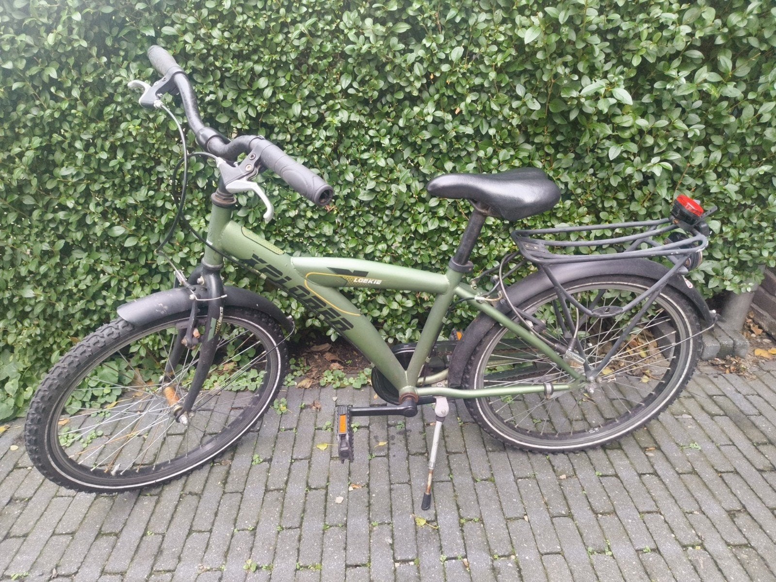 tweedehands jongensfiets, Ophalen, 22 inch, Gebruikt, Velgrem