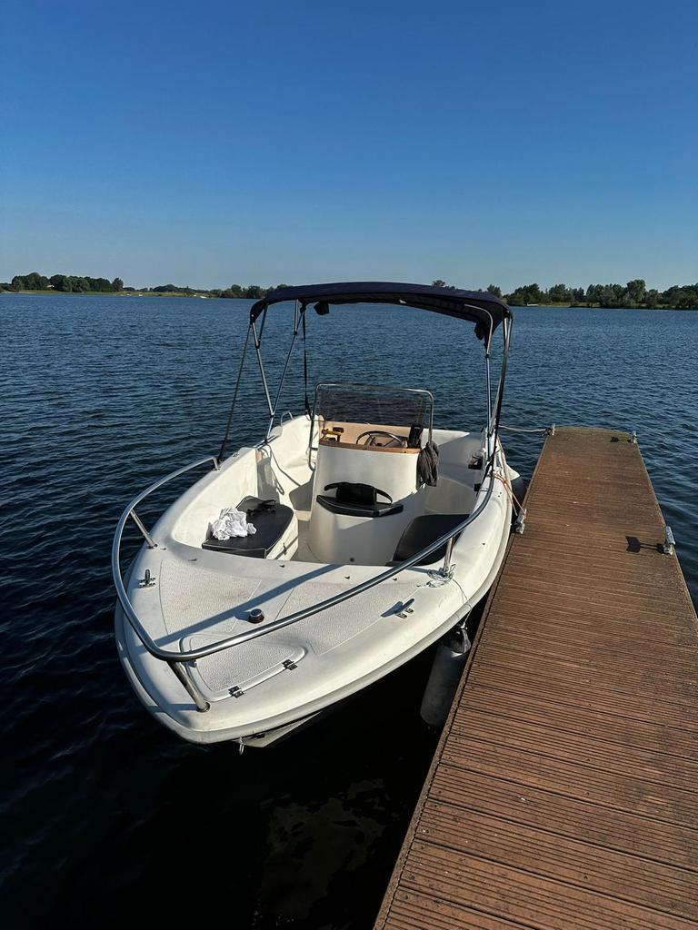 Marion 570 50pk Evinrude e-tec, Watersport en Boten, Vis- en Consoleboten, Ophalen, Overige merken, Gebruikt, 35 cm