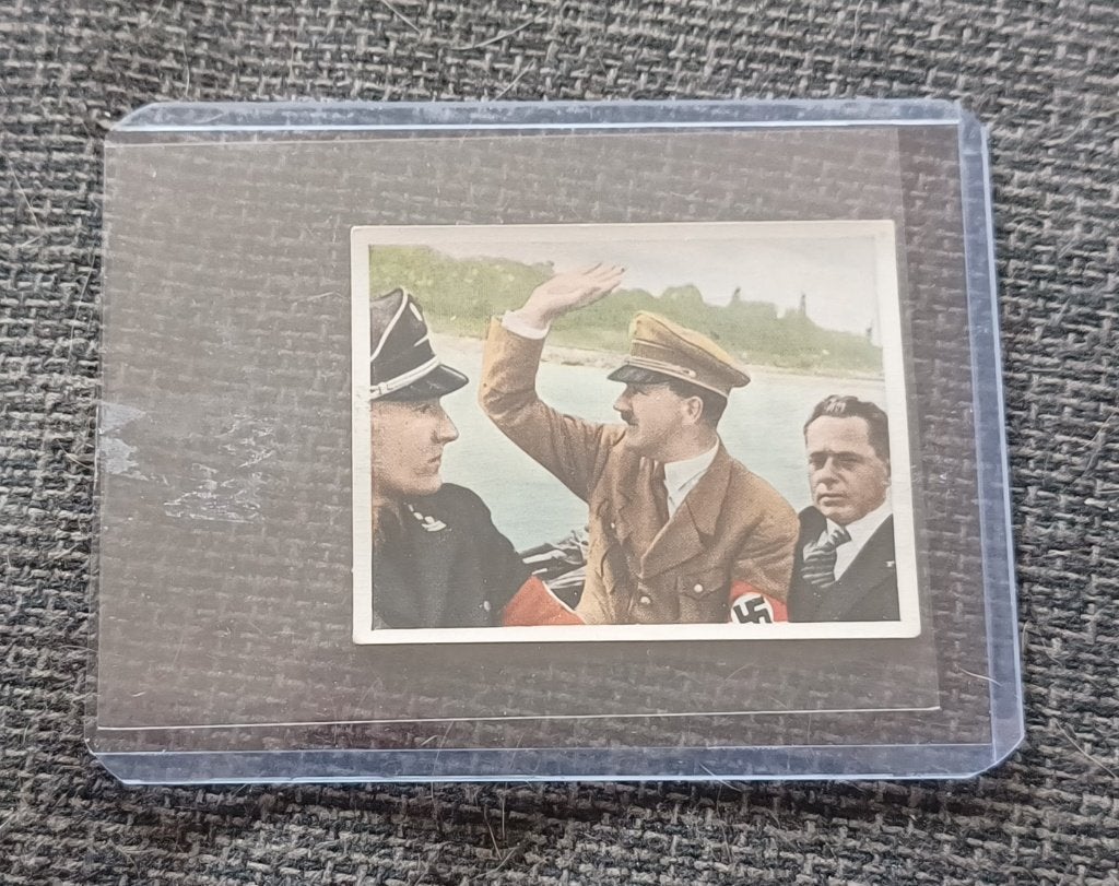 Zeldzaam verzamelplaatje Adolf Hitler uit 1934, Tweede Wereldoorlog, Ophalen of Verzenden, Zo goed als nieuw, Algemeen