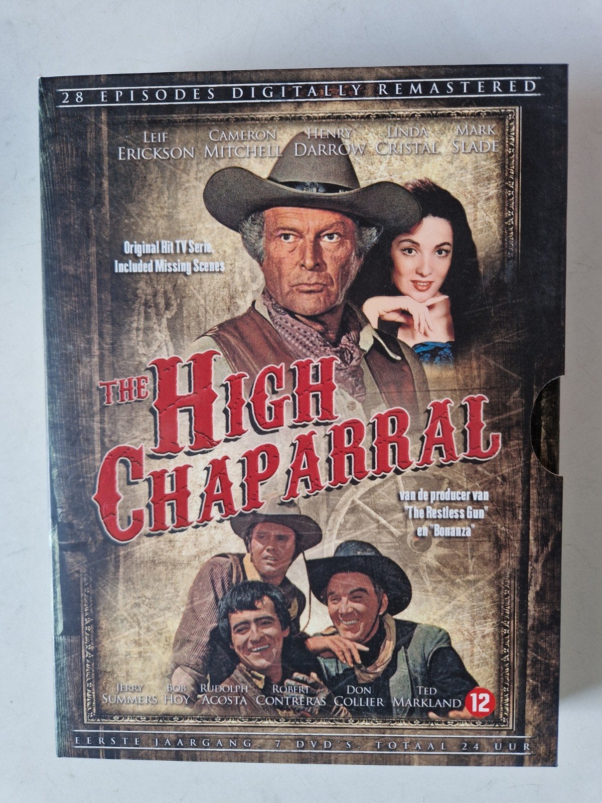 The High Chaparral - Eerste Jaargang (7 DVD's), Inclusief doosje, Engels, Nederlands, Ophalen of Verzenden