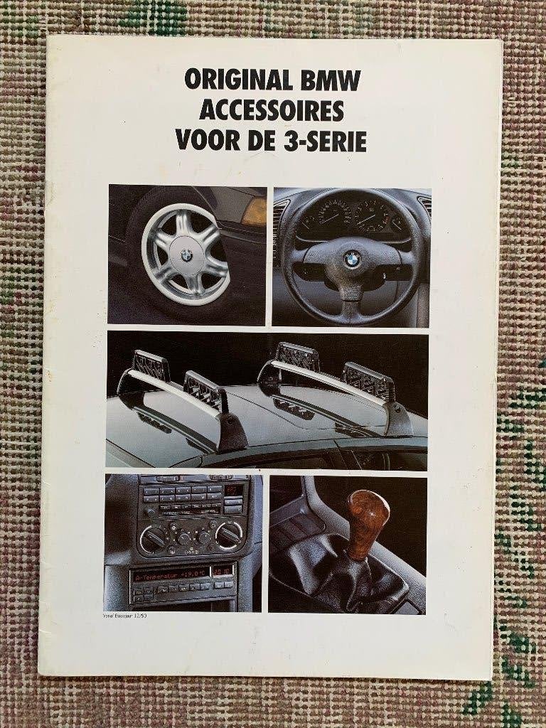 Accessoire brochure folder BMW 3-serie E36 1991 nieuw!, Ophalen of Verzenden, Zo goed als nieuw, BMW, BMW