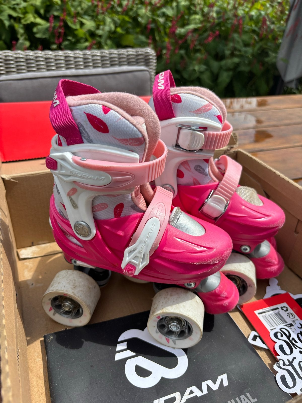 Nijdam rolschaatsen voor kinderen - verstelbaar, Verstelbaar, Kinderen, Ophalen of Verzenden, Zo goed als nieuw