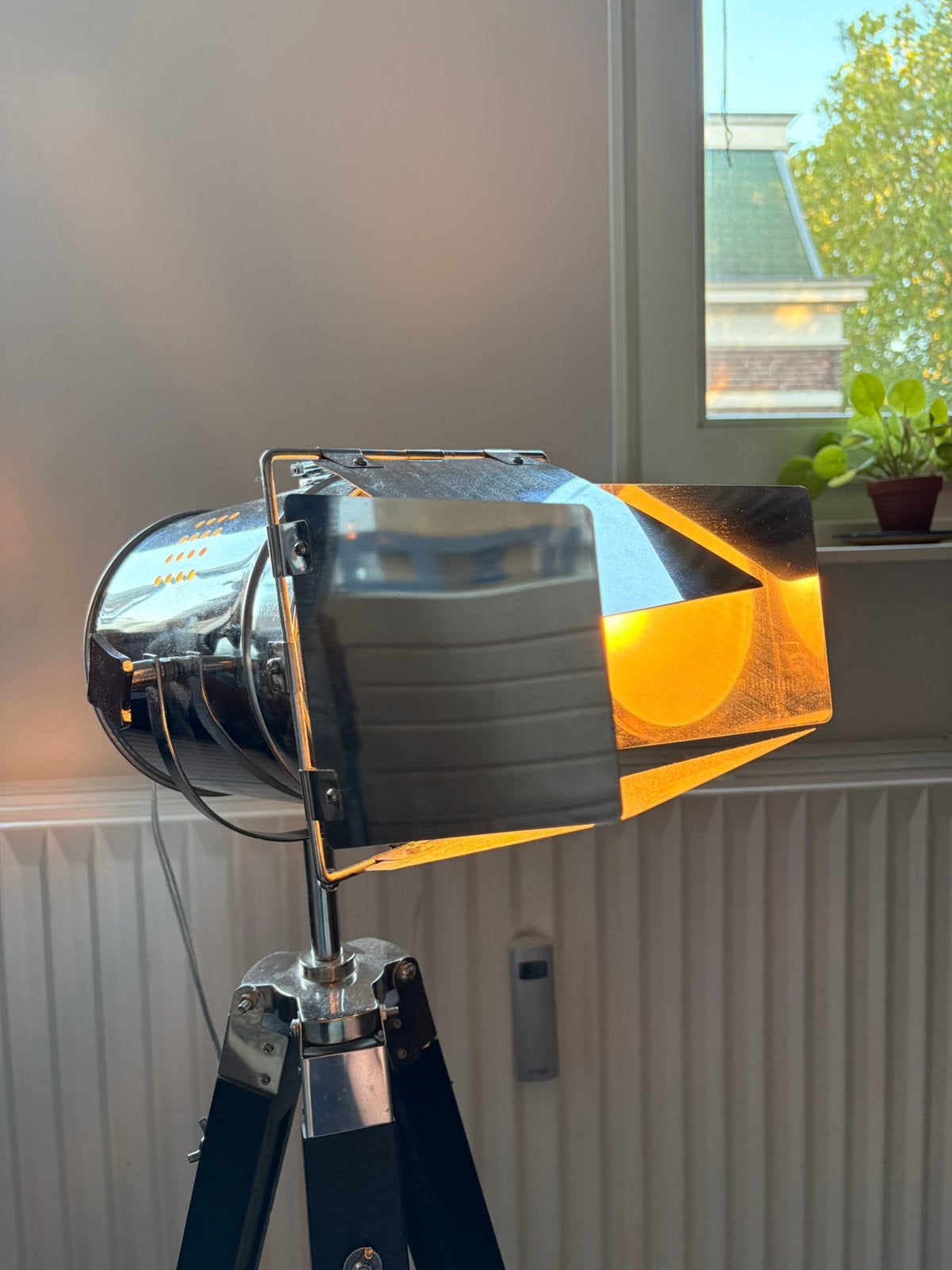 Vintage Lamp industriël, Huis en Inrichting, Ophalen, Zo goed als nieuw