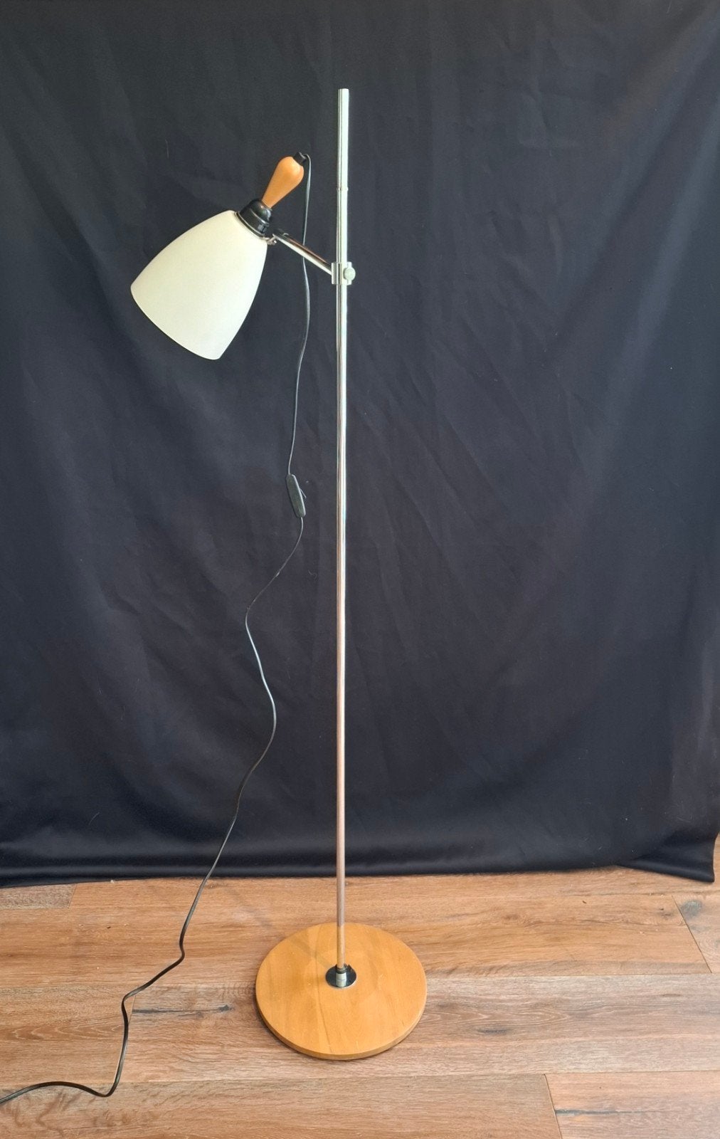 Vintage Ikea G9805 Vloerlamp, Huis en Inrichting, Lampen | Vloerlampen, Ophalen, Zo goed als nieuw, Glas, 100 tot 150 cm