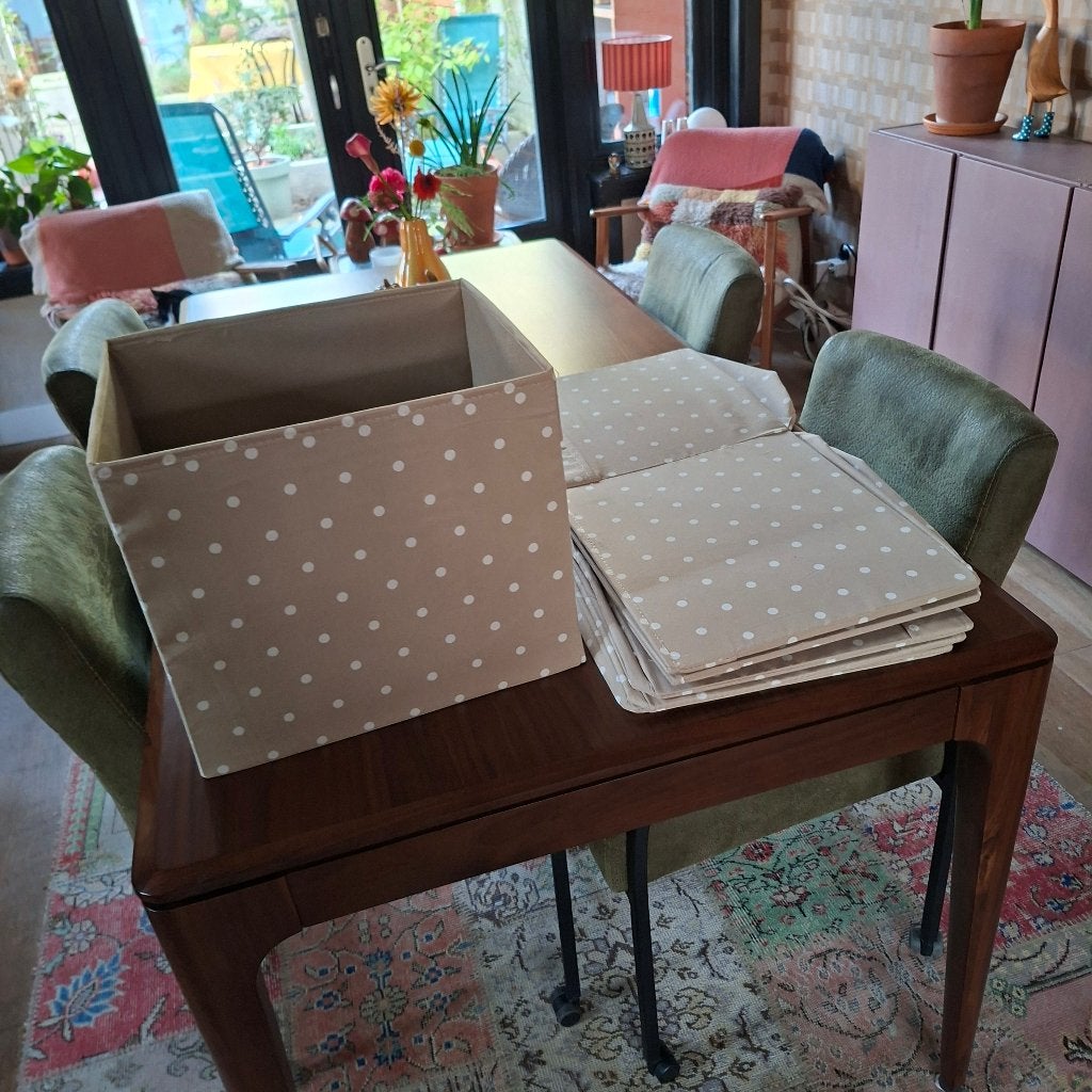 Ikea kallax mand 6 stuks, Ophalen, Gebruikt, Textiel, Overige typen