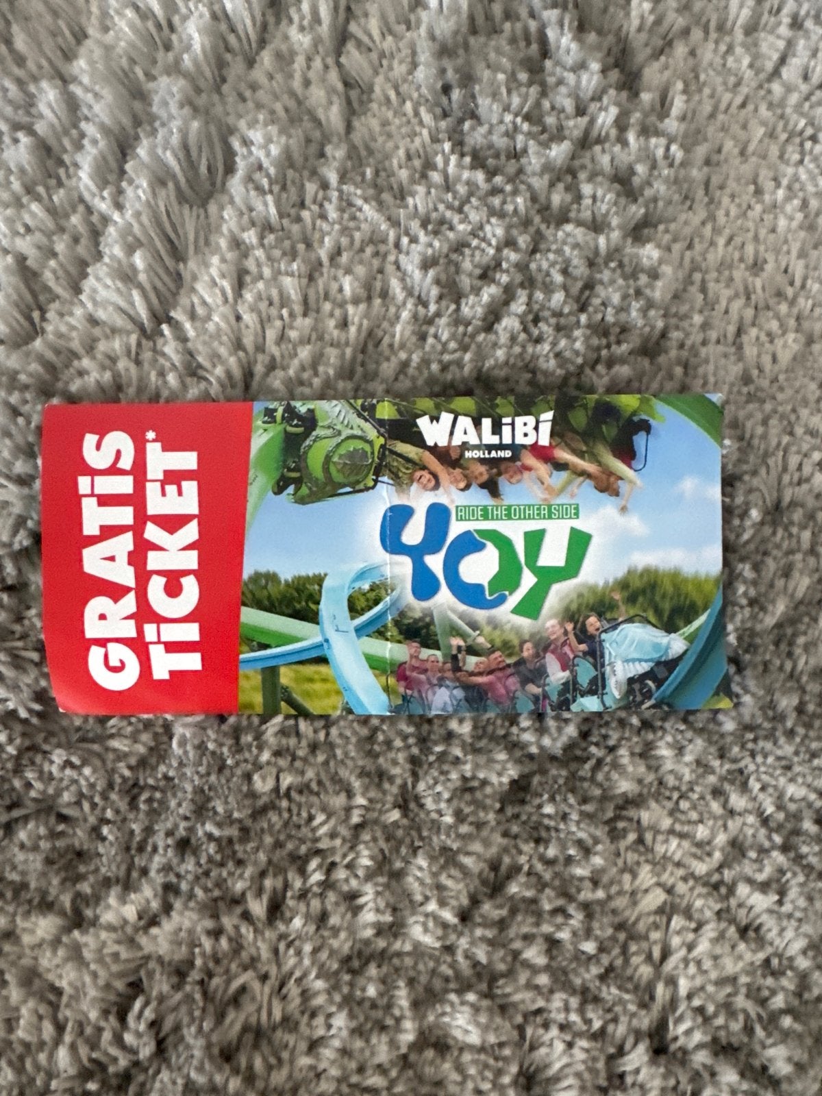 Walibi ticket, Tickets en Kaartjes, Eén persoon, Arrangement, Ticket of Toegangskaart
