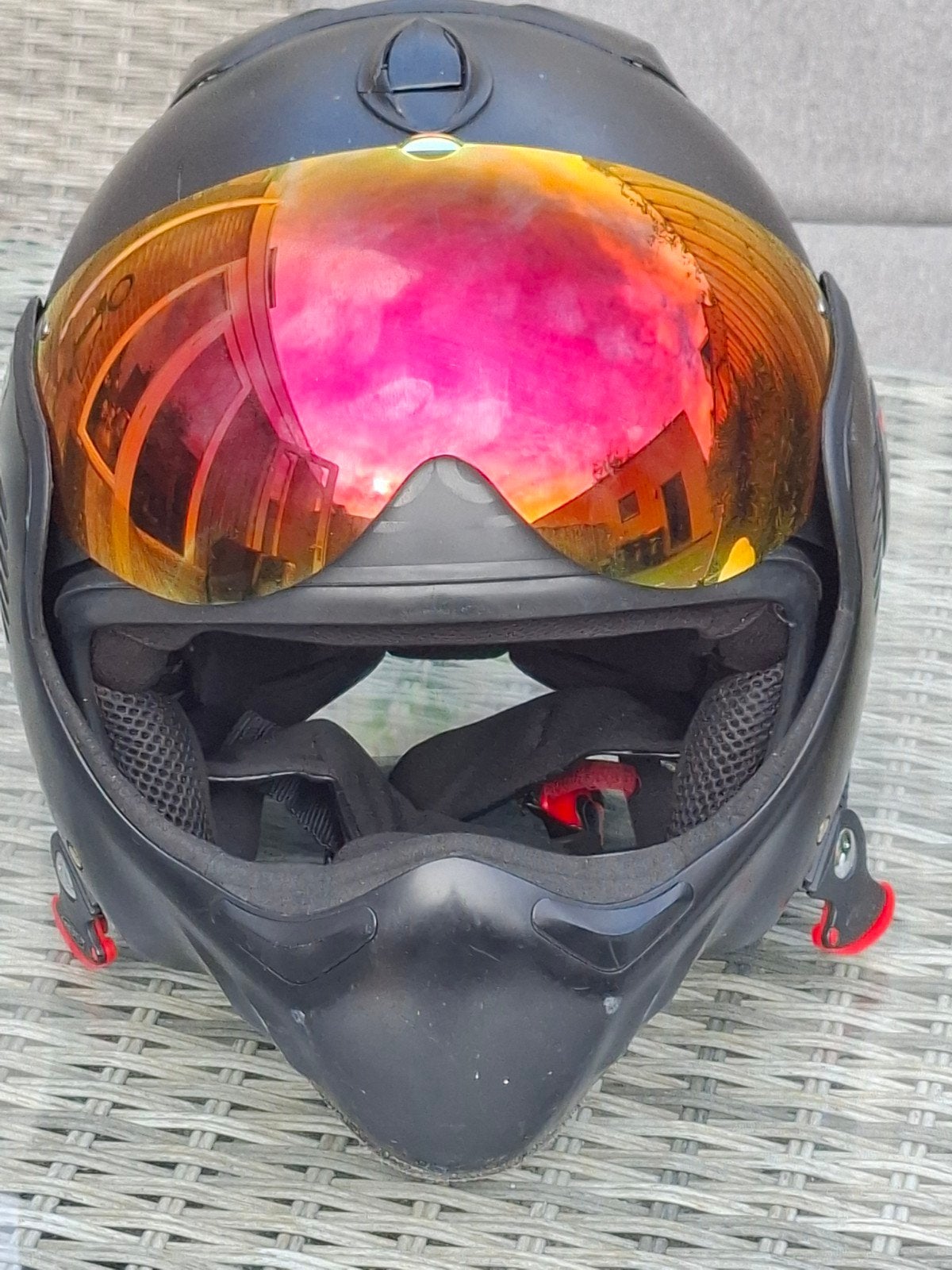 Roof Boxer V8 Helm met headset mt L/60cm, Ophalen of Verzenden, Gebruikt, Large, Roof boxer helm