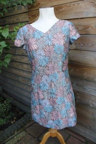 Jurk blauw/ rose Caroline Biss mt 38 OPRUIMING vaste prijs, Maat 38/40 (M), Blauw, Ophalen of Verzenden, Zo goed als nieuw