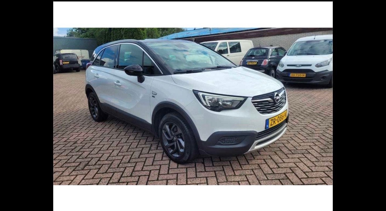 Opel Crossland X 1.2 Turbo 110pk 2019 120 jaars editie, Voorwielaandrijving, 840 kg, 1199 cc, Wit