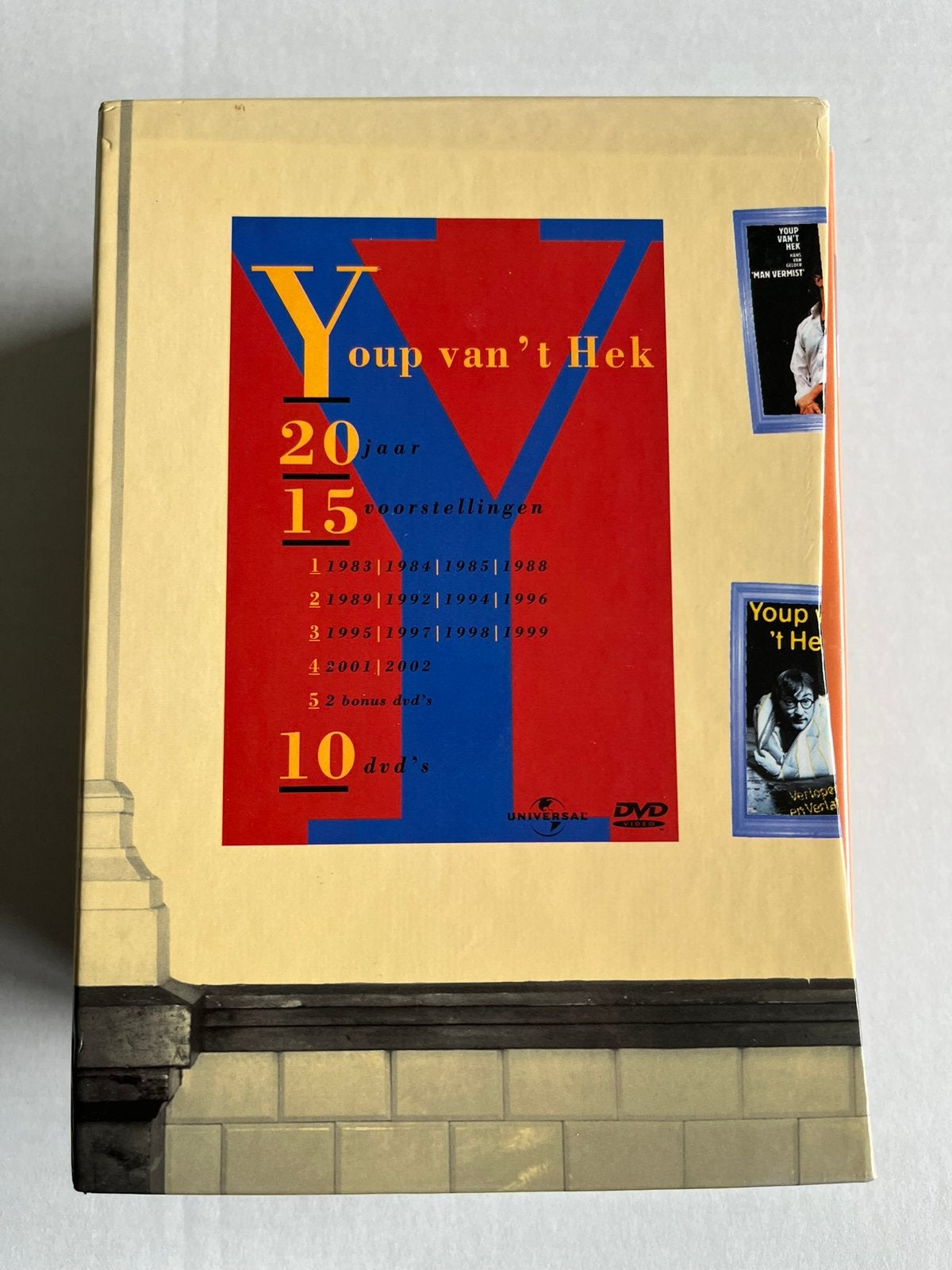 Youp van 't Hek - 20 Jaar: 15 Voorstellingen (10 DVD's), Alle leeftijden, Youp van 't Hek, Verzamelbox of complete uitgave, Gebruikt