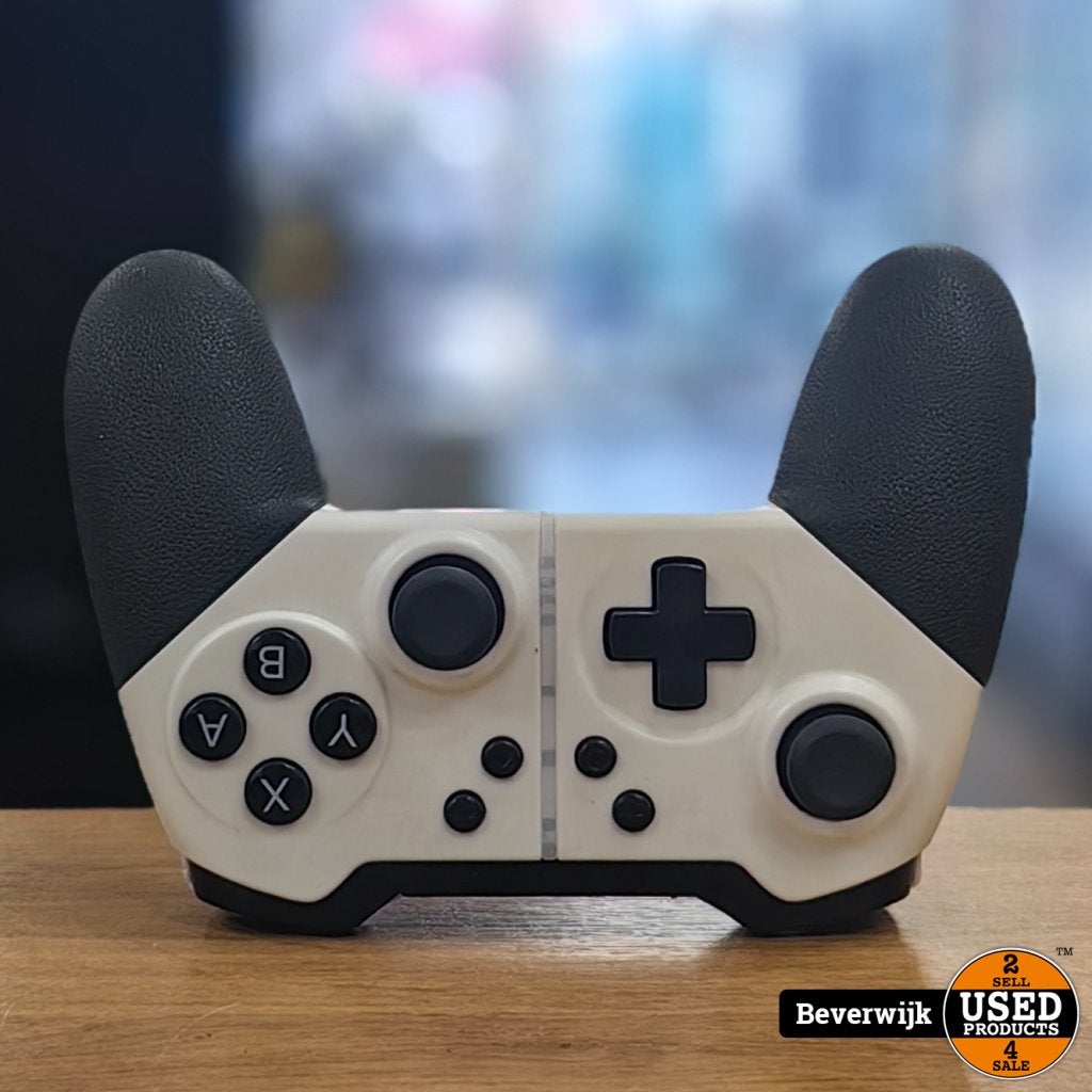 Qware Nintendo Switch Gamecontroller - Black/White - Netjes!, Spelcomputers en Games, Spelcomputers | Nintendo DS, Qware, Gebruikt