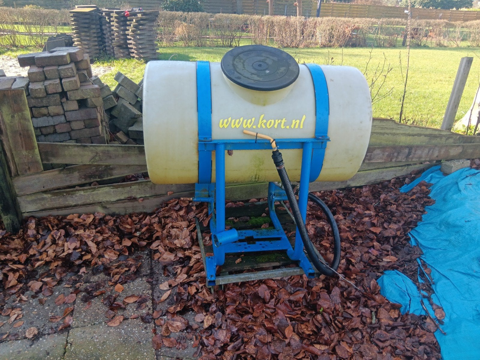 Sproeivat / Watertank op onderstel, Ophalen of Verzenden, Gebruikt, Overige typen