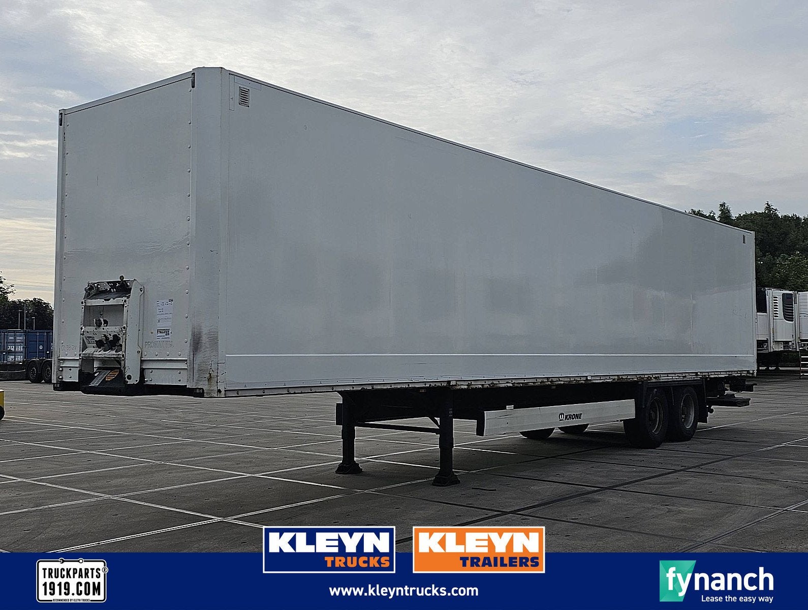KRONE SD DRYLINER 2 axle taillift, Auto's, Vrachtwagens, Overige kleuren, Origineel Nederlands, Bedrijf, Aanhangers en Opleggers