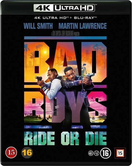 Bad Boys: Ride or Die 4K Ultra HD + Blu-ray, Engels, Vanaf 16 jaar, Nederlands, Ophalen of Verzenden