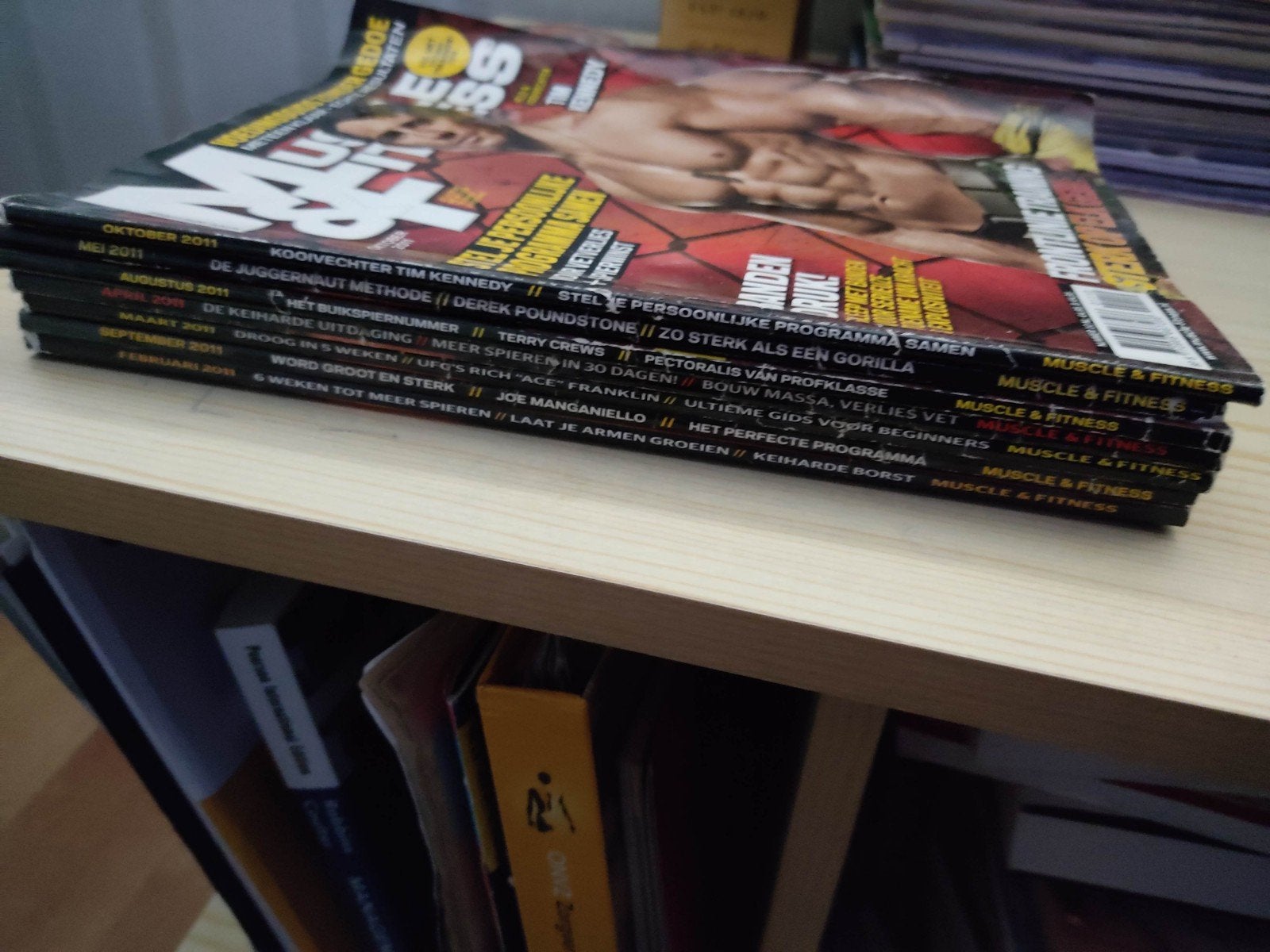 Muscle & Fitness Blaadjes (Nederlands), Ophalen of Verzenden, Gelezen