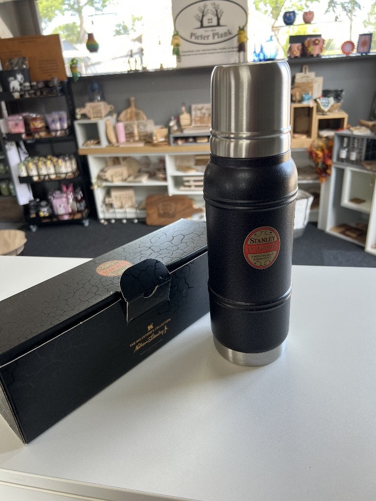 Stanley Classic Milestones Thermos 1.0L Black Platina, Ophalen, Overige typen, Stanley, Nieuw