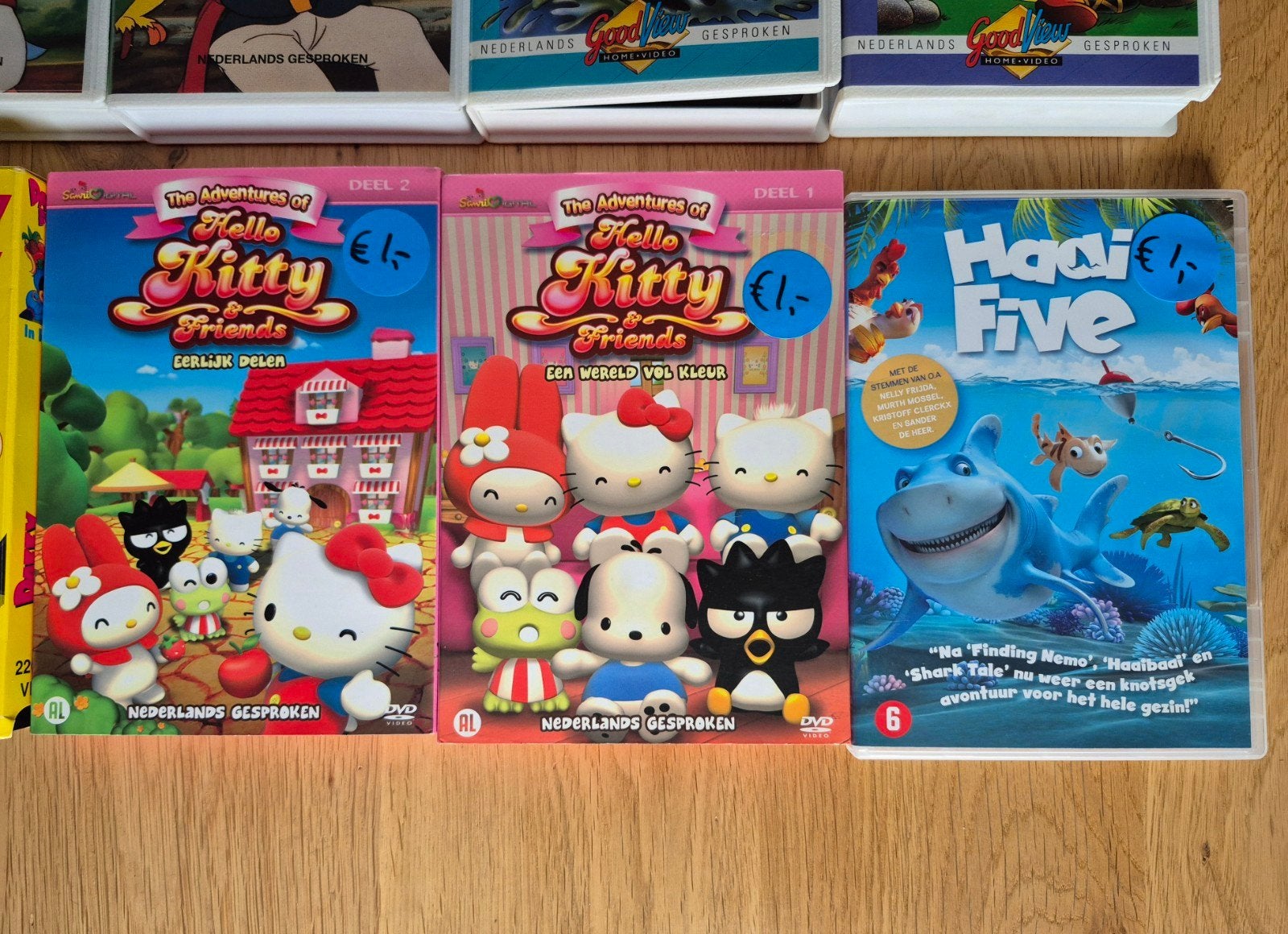 Videos + Dvd's Hello Kitty,  Scooby Doo, Alle leeftijden, Ophalen, Zo goed als nieuw, Tv-serie