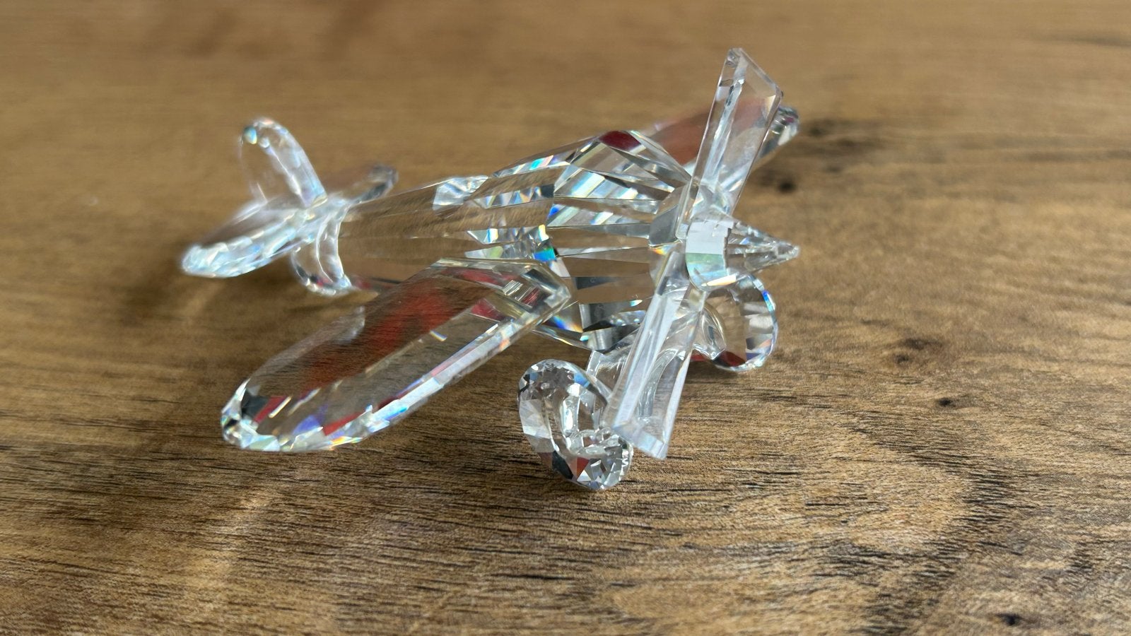 Kristallen swarovski Vliegtuig, Ophalen of Verzenden, Zo goed als nieuw