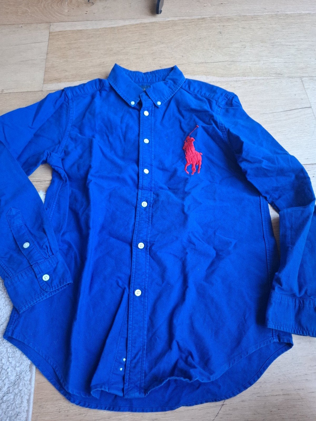 Ralph Lauren overhemd maat 164, Gebruikt, Overhemd of Blouse, Ophalen of Verzenden, Jongen