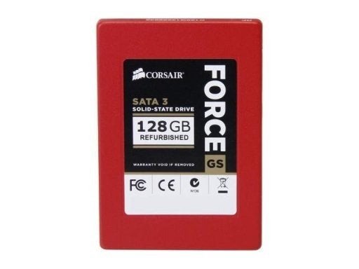 Corsair Force Series CSSD-F128GBGS/RF2 128GB SSD 2.5" SATA, Gebruikt, Ophalen of Verzenden, Laptop, Corsair