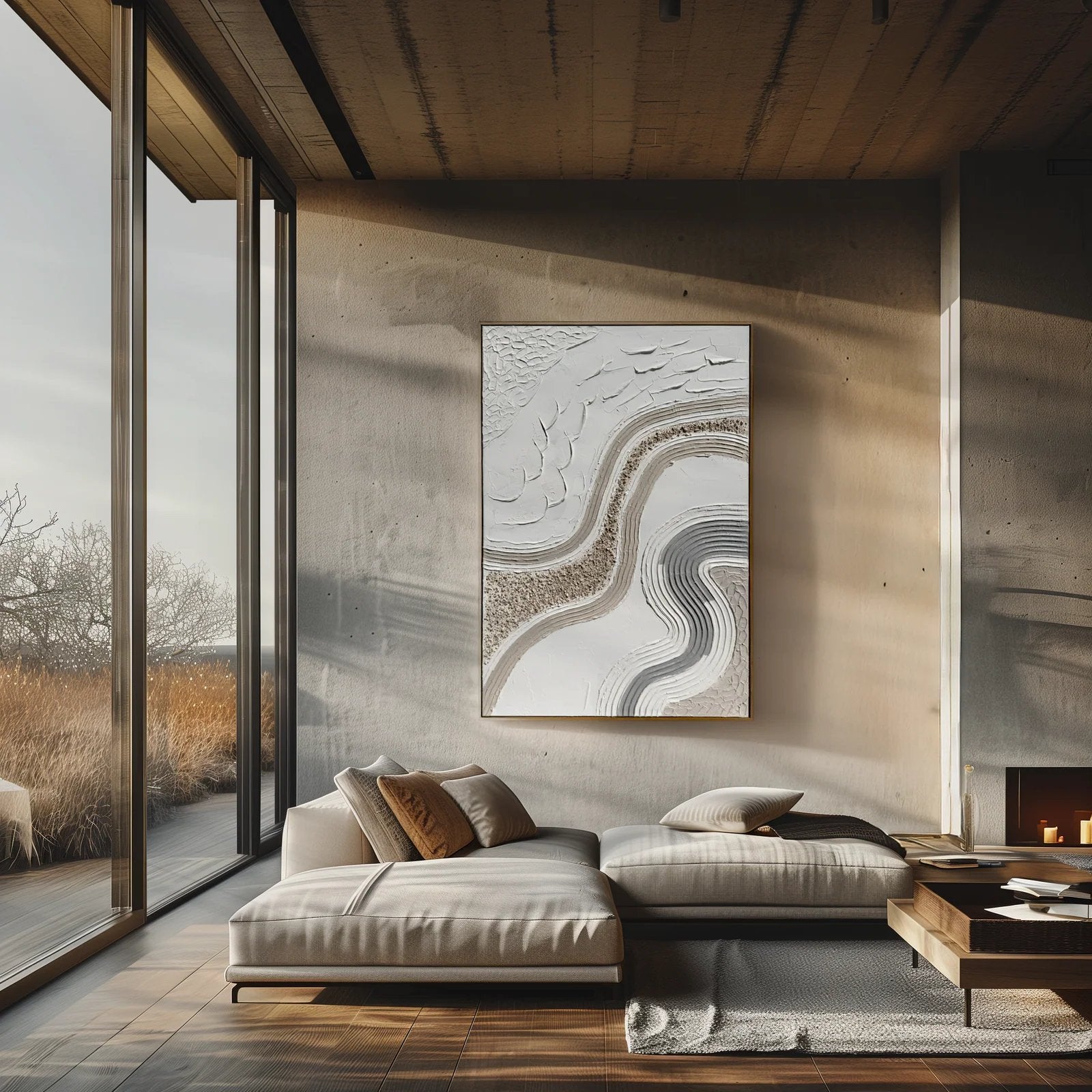 Unieke exclusieve 3D kunst 90 x 140 cm, Ophalen