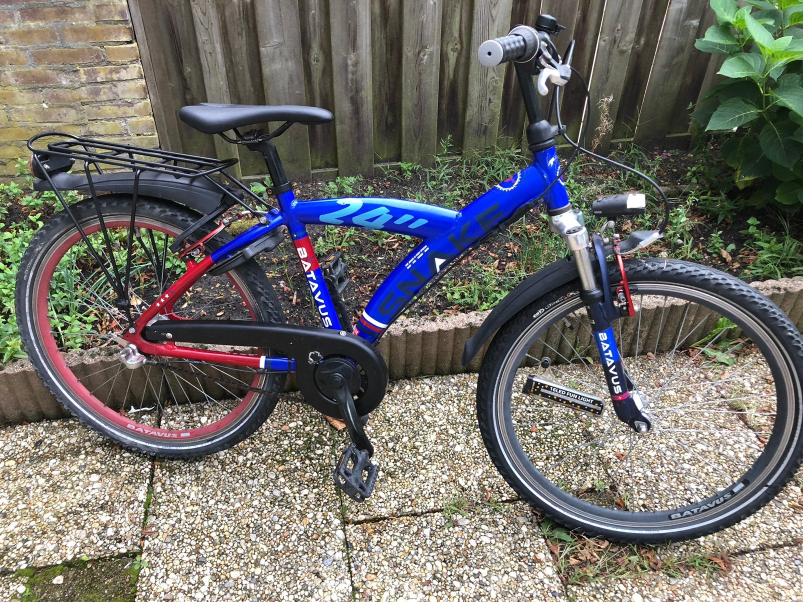 Batavus snake 24 inch, Ophalen, Zo goed als nieuw, 24 inch, Versnellingen