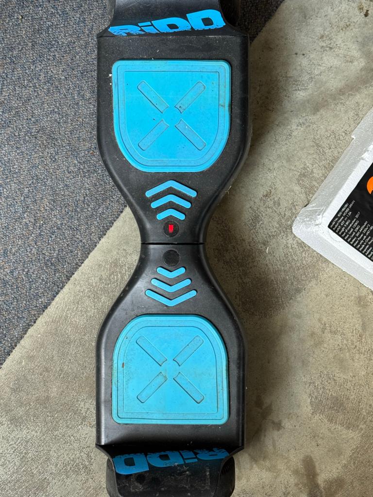 Hoverboard met stoeltje - Blauw/Zwart, Ophalen of Verzenden, Gebruikt, Overige typen