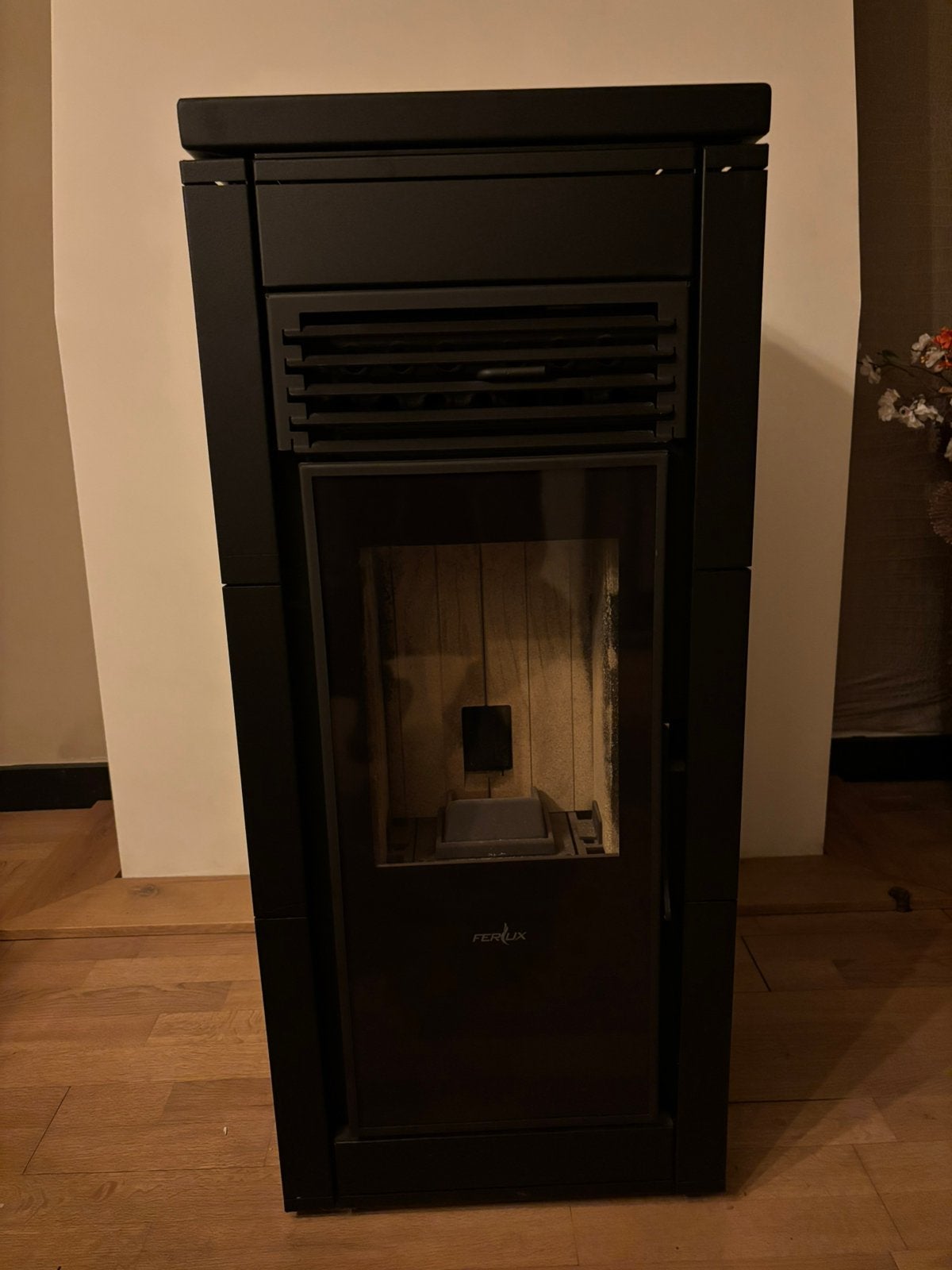 Palletkachel Ferlux venus 6, Ophalen, Zo goed als nieuw, Elektrisch, Pelletkachel
