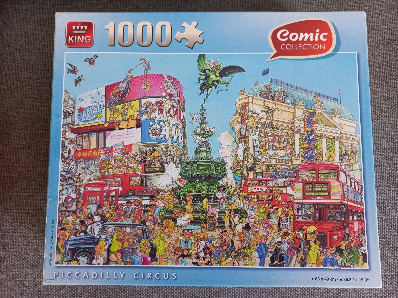 King Comic puzzel4, Ticket of Toegangskaart