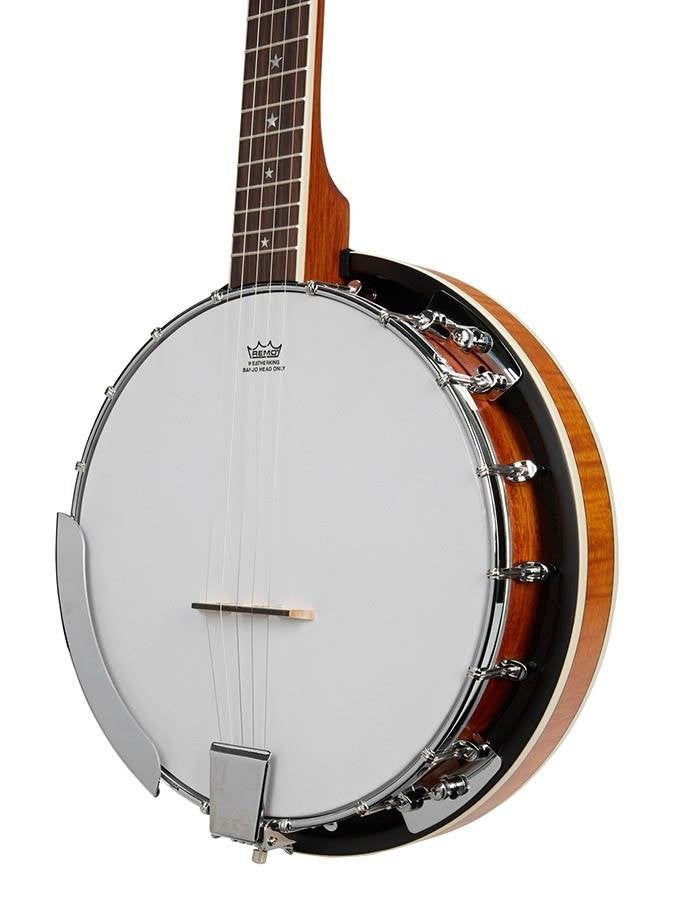 SX BJ405 5-Snarige Banjo – Naturel Satin Matte Finish, ., Nieuw, Ophalen of Verzenden, Banjo