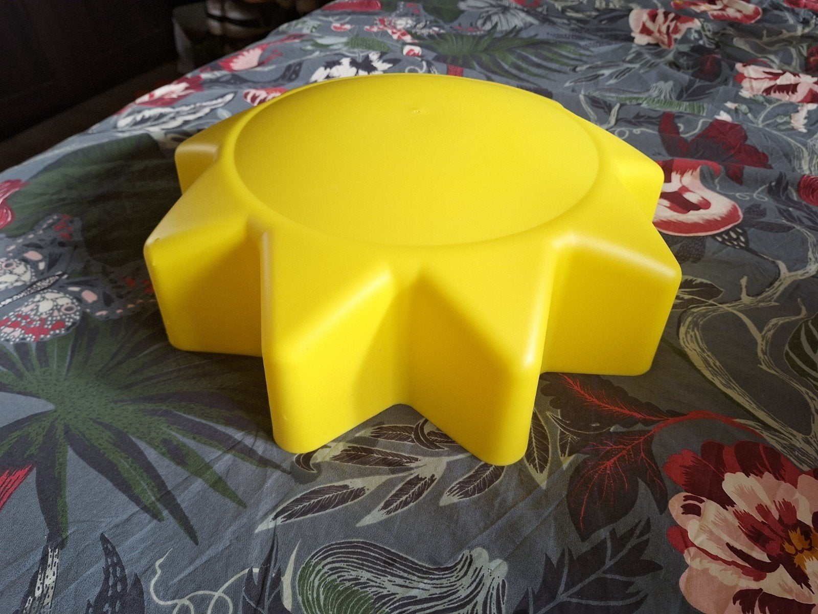 Plafondlamp zon Ikea, Kunststof, Zo goed als nieuw, Plafondlamp, Geel