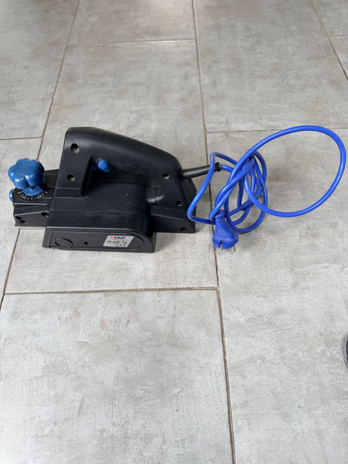Ferm FP-650 Elektro-Schaaf - Zo goed als nieuw, Doe-het-zelf en Verbouw, Gereedschap | Handgereedschap, Ophalen of Verzenden, Zo goed als nieuw