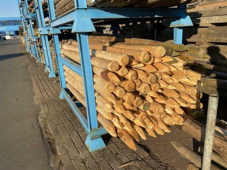 Ronde vurenhouten palen tuinpalen boompalen op voorraad, Ophalen of Verzenden, Nieuw, Palen
