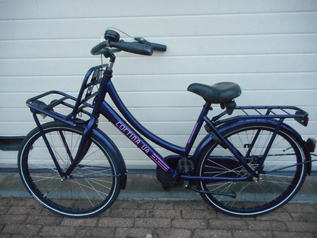 Cortina U4 24 inch 3 versnellingen I.Z.G.S, Fietsen en Brommers, Fietsen | Meisjes, Ophalen, Terugtraprem, 24 inch, Versnellingen